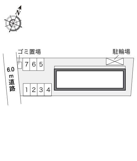 ＭＥＧＧ(21556)の駐車配置図