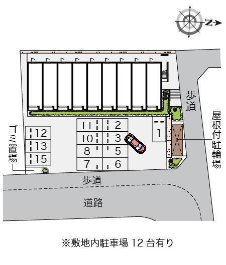 広田(55142)の駐車配置図