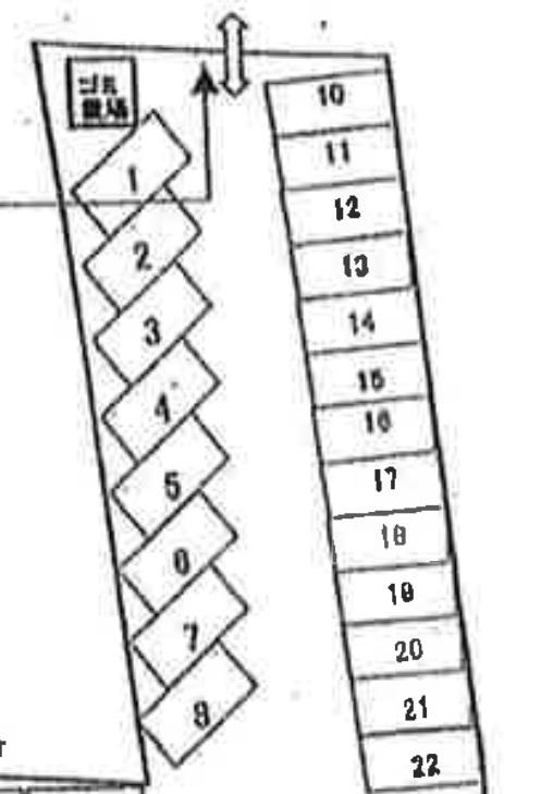 グランシャリオPの駐車配置図