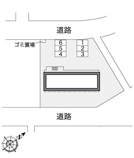 横浜北(26095)の駐車配置図