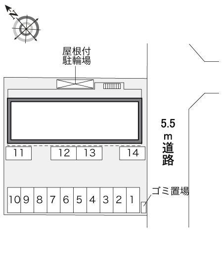 イーススペース(33710)の駐車配置図