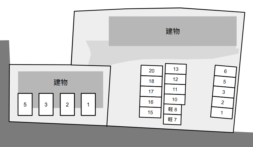 アッコルドの駐車配置図