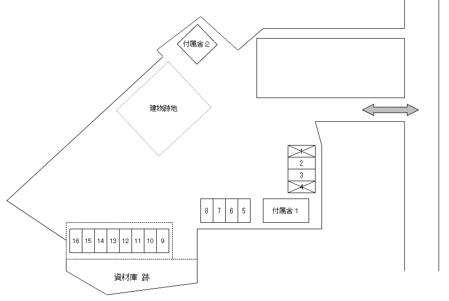 ＡＰパーク朝日の駐車配置図
