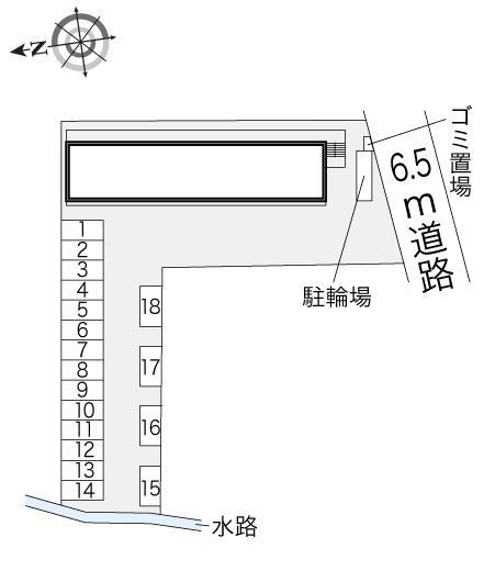 ビクトアール法隆寺(19472)の駐車配置図