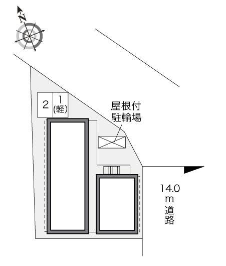 セゾンブラン三郷(29024)の駐車配置図