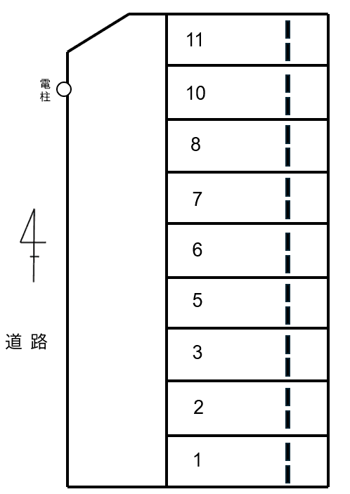 P103の駐車配置図