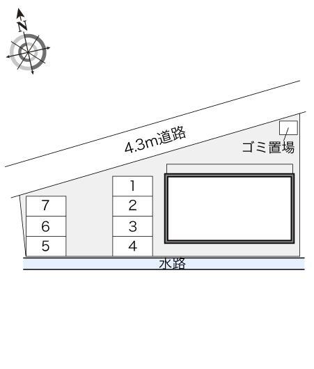 セカンド(23521)の駐車配置図