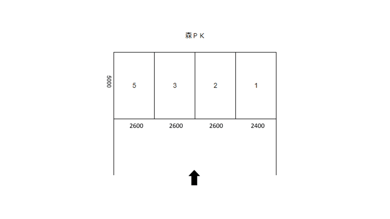 森PKの駐車配置図