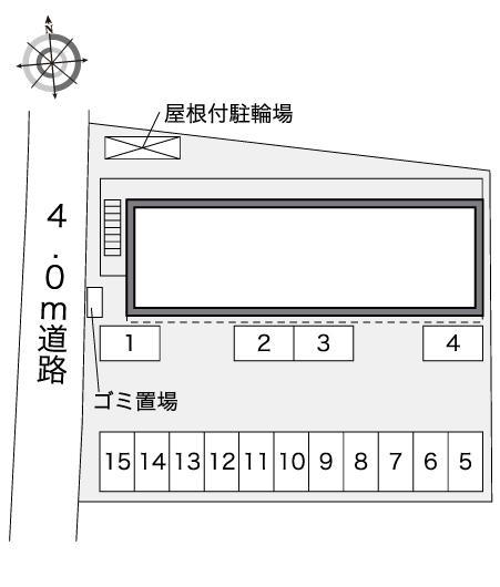 エルフ　２号館(42510)の駐車配置図