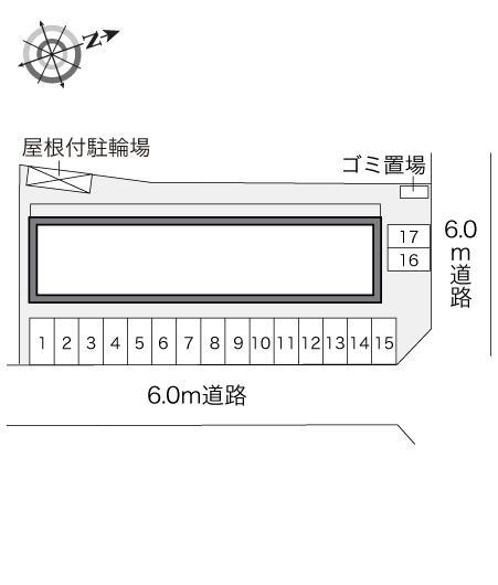 平柳(21531)の駐車配置図