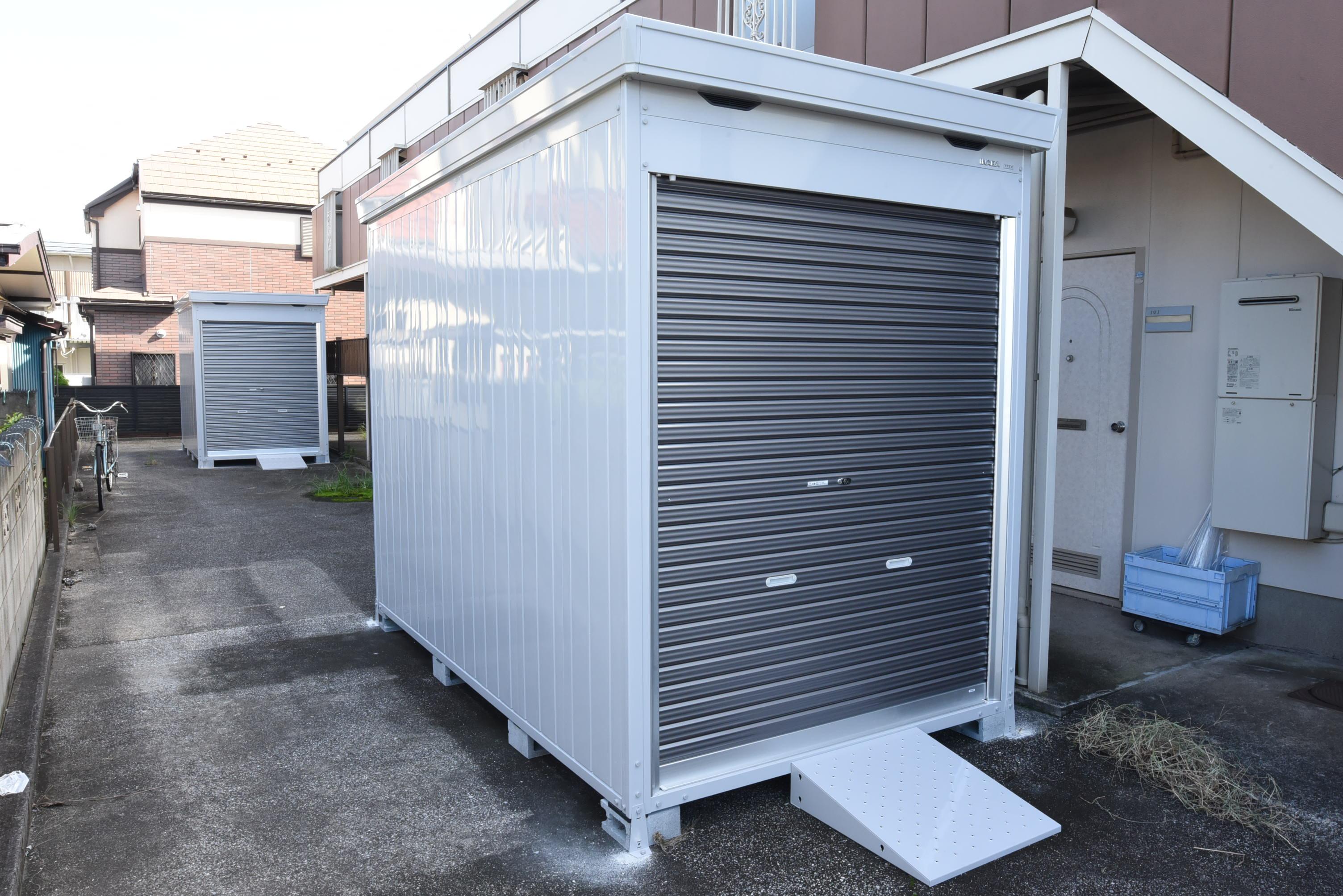 ツインハイツ駐輪場の外観・駐車場イメージ2枚目