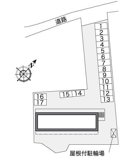 ペニーレイン(38958)の駐車配置図