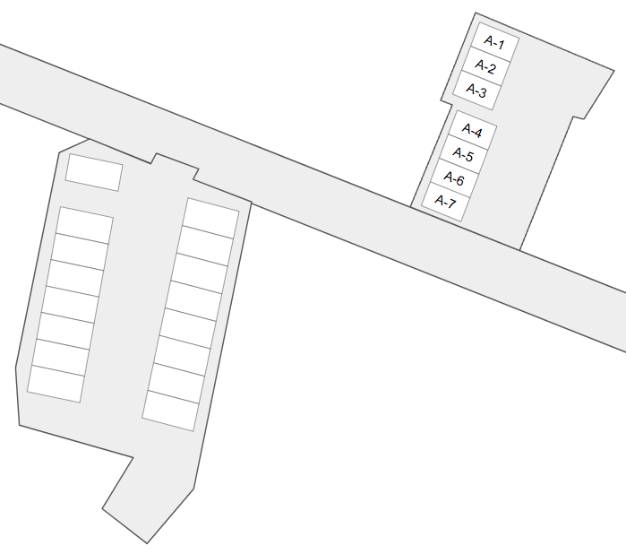 取手駅前第１の駐車配置図