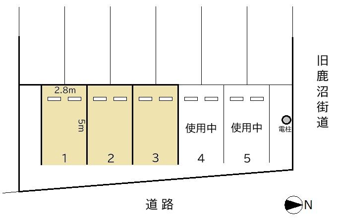 社労士法人出口事務所様駐車場の駐車配置図