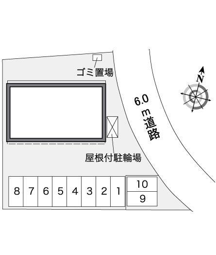 ＨＹＴ　Ⅵ(38001)　敷地外駐車場の駐車配置図