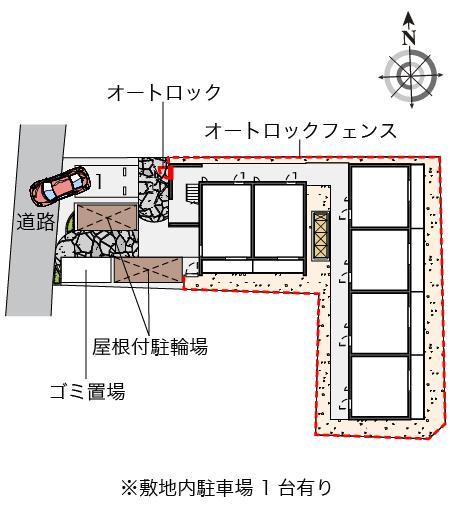 ＣＡＲＡＲＵ青木(57116)の駐車配置図