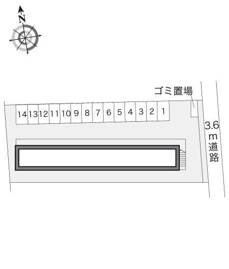 デルニエＫⅡ(14274)の駐車配置図