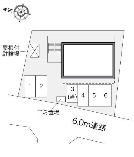 レスペデーザ　神明(31468)の駐車配置図