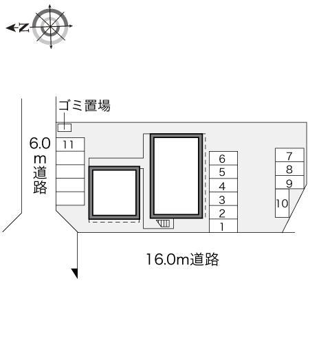 ヴェッセル(22953)の駐車配置図