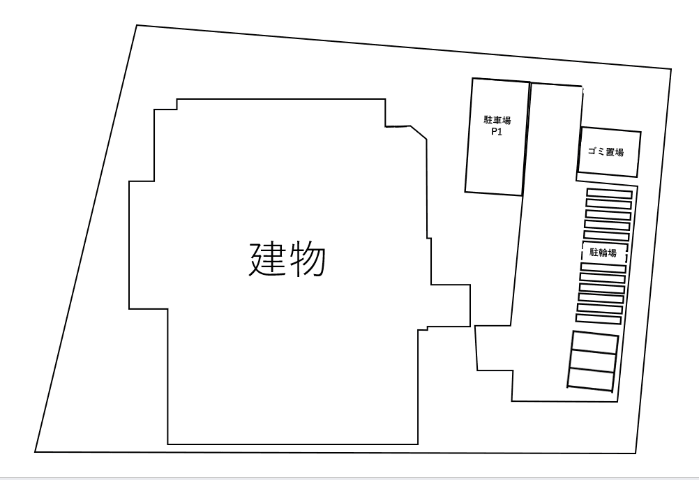 ラフィスタ志村坂上Ⅱの駐車配置図