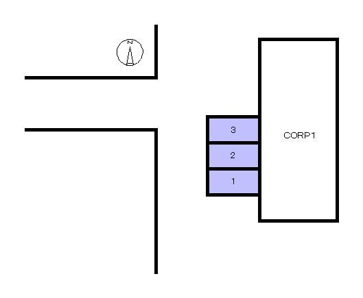 CORP1の駐車配置図