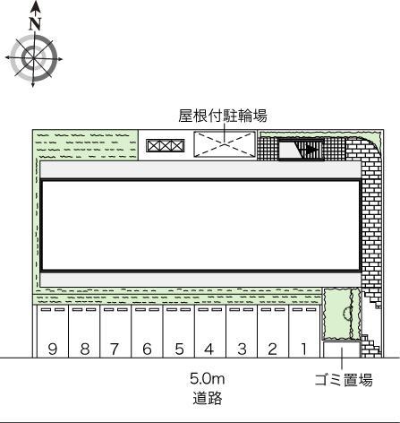 大塩(44330)の駐車配置図
