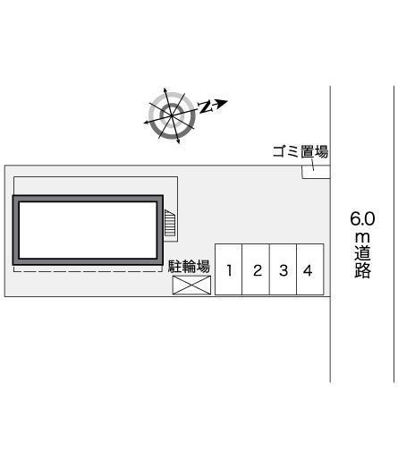 ディアコート(25219)の駐車配置図