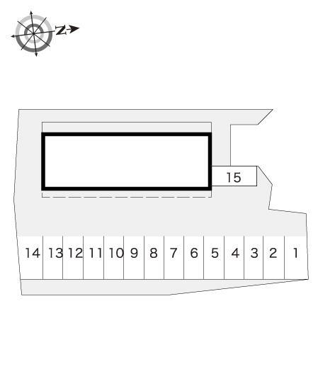 岩波(9124)の駐車配置図