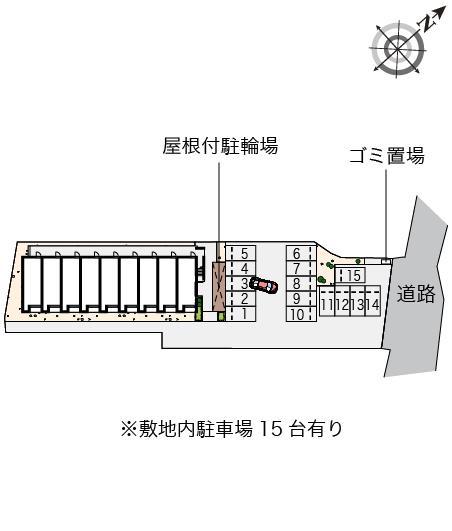 ＳＡＺＡＮＫＡ(53761)の駐車配置図