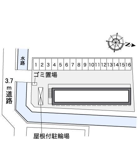 ＣｌｅａｎＲｉｖｅｒ(37383)の駐車配置図