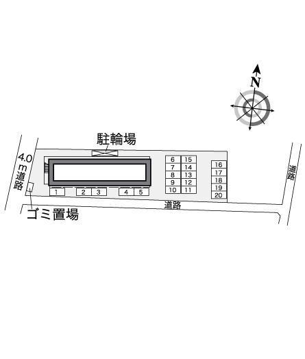 ルーチェ(26107)の駐車配置図