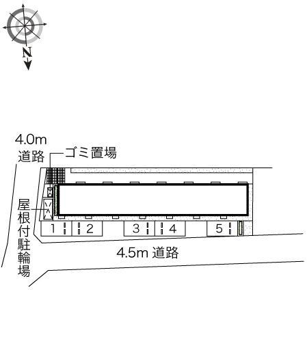 ヴェルサイユ浅間(47945)の駐車配置図