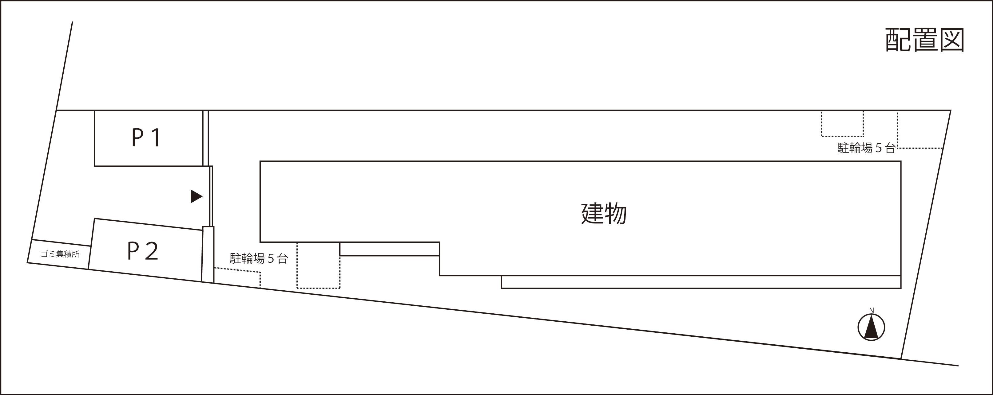 リブリ・M ファーストの駐車配置図