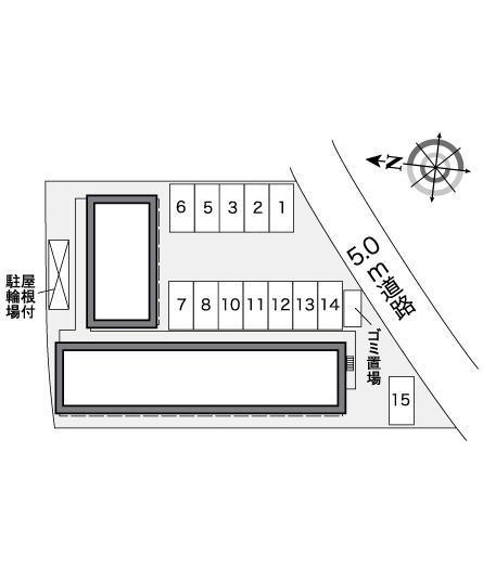 ミニョン(26924)の駐車配置図