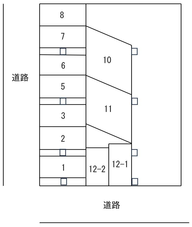 パインパーキングの駐車配置図