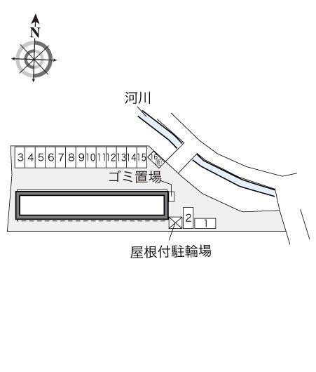 かりがね(30731)の駐車配置図