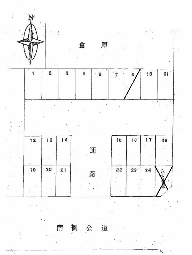 P375の駐車配置図
