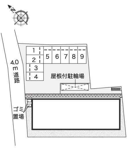 葵(44747)の駐車配置図
