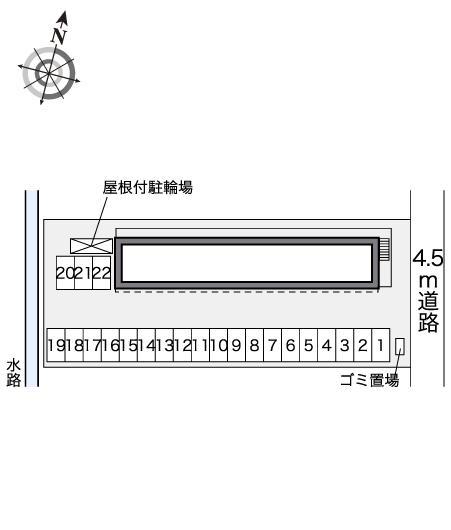 Ｔ＆Ｔ　Ⅱ(40176)の駐車配置図
