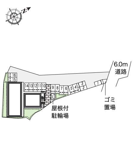 シーエスリバー(36166)の駐車配置図