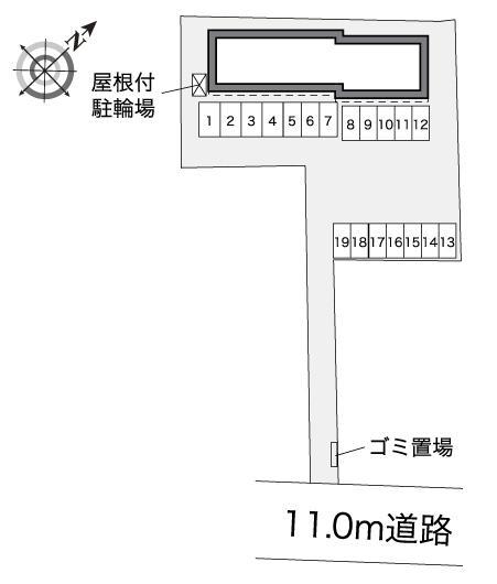 黒磯(32205)の駐車配置図