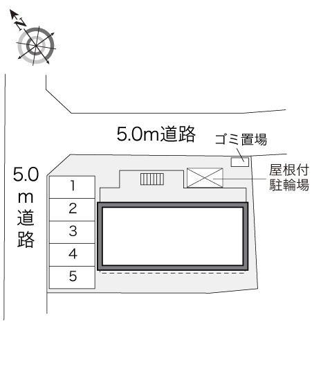 ヴィクトリーヴィラ(28583)の駐車配置図