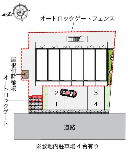ＪＮ　Ａ(44968)の駐車配置図