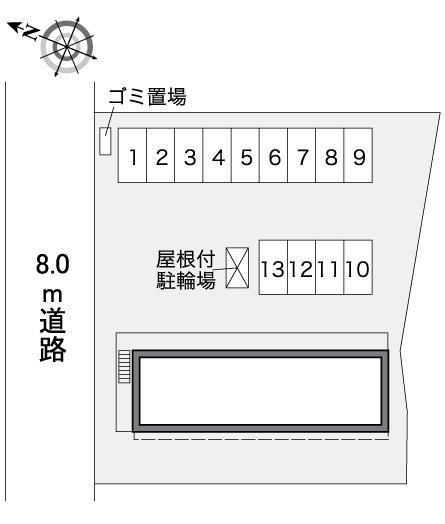 荒井(37759)の駐車配置図