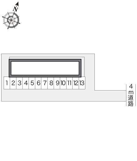 クローバー(13477)の駐車配置図