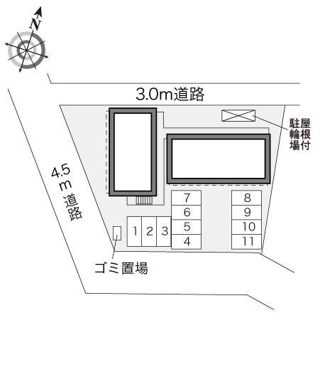 エスペランサＤ(24718)の駐車配置図