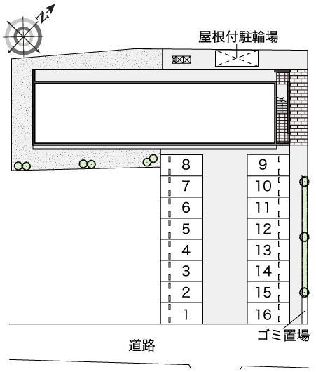 ＭＯＭＯ(43862)の駐車配置図