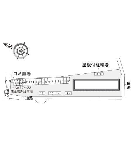 Ｃｏｍｆｏｒｔ　煌(32719)の駐車配置図