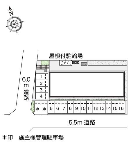 イル　カフォーネ(45138)の駐車配置図