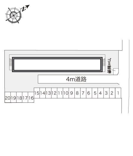 中央(13089)の駐車配置図